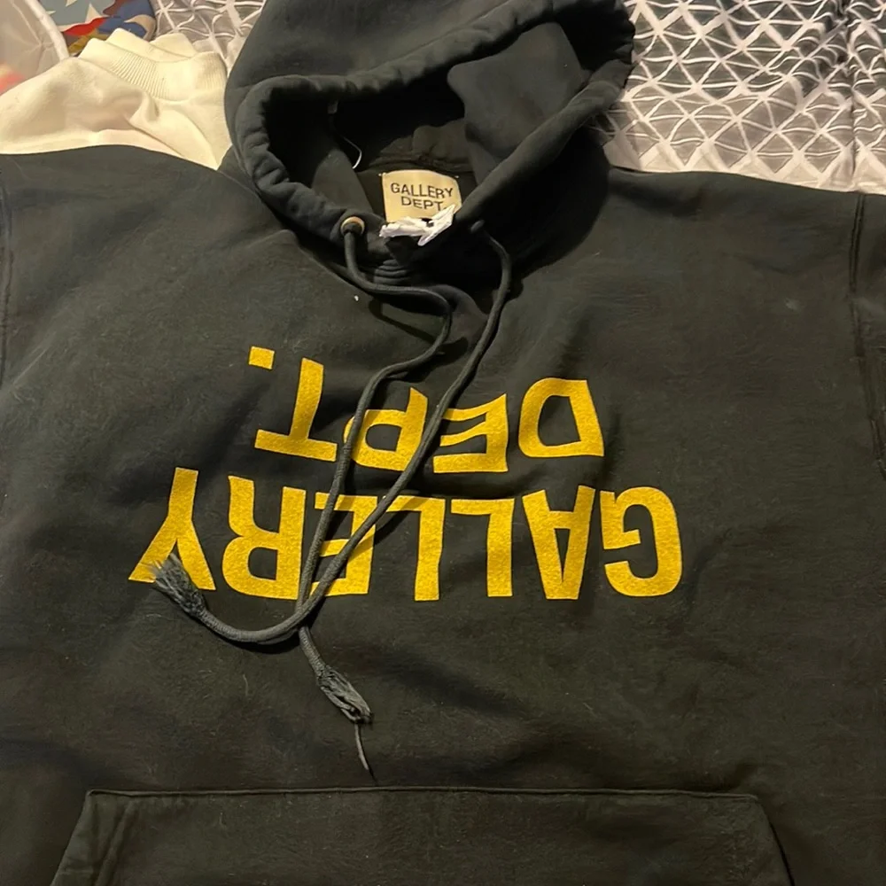 Galley Dept. Fuck up logo black hoodie - Picture 1 of 3
